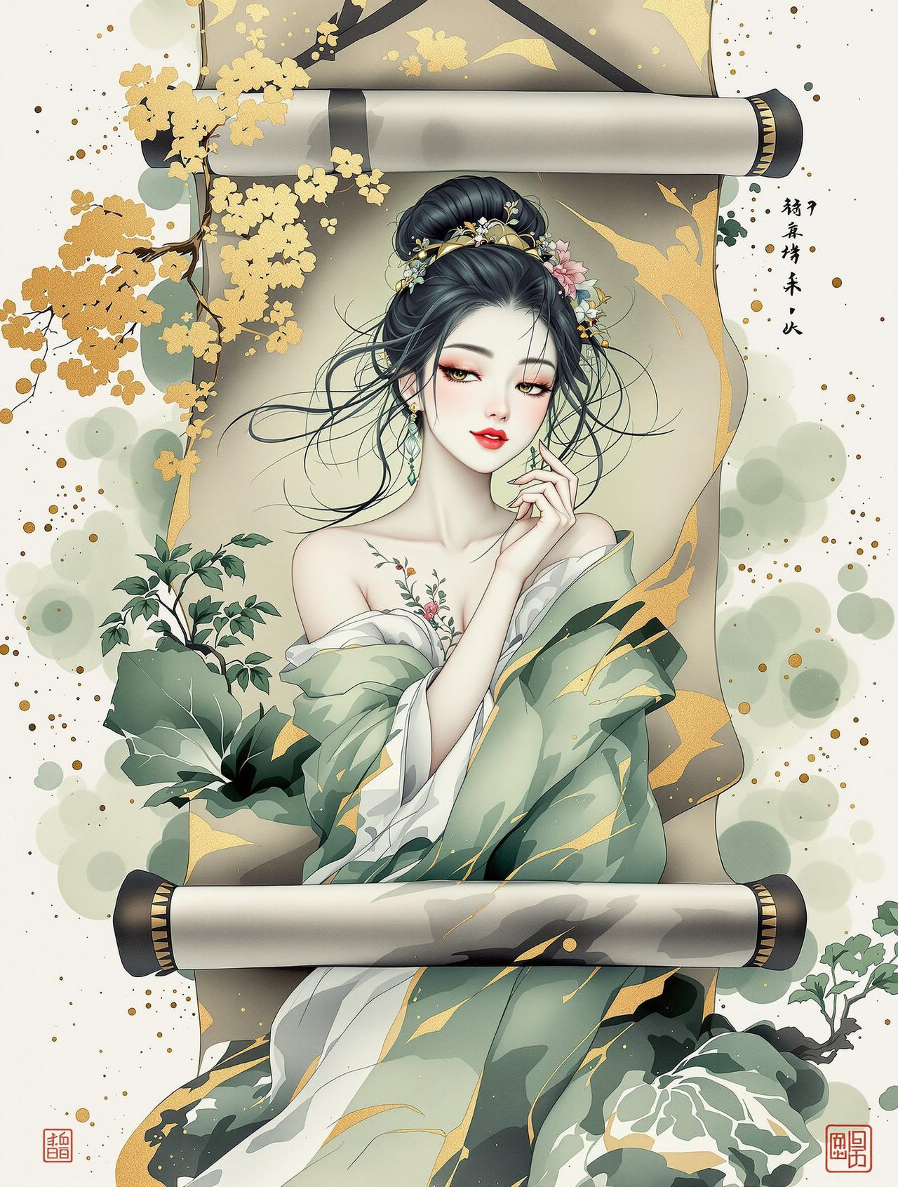 零界绘漫画作品 - 画中仙